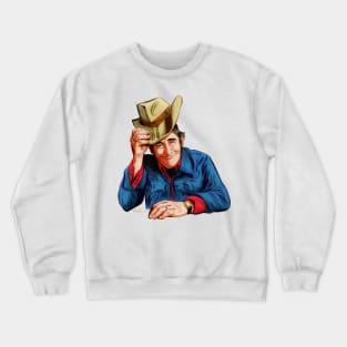 Don Williams - An illustration by Paul Cemmick Crewneck Sweatshirt